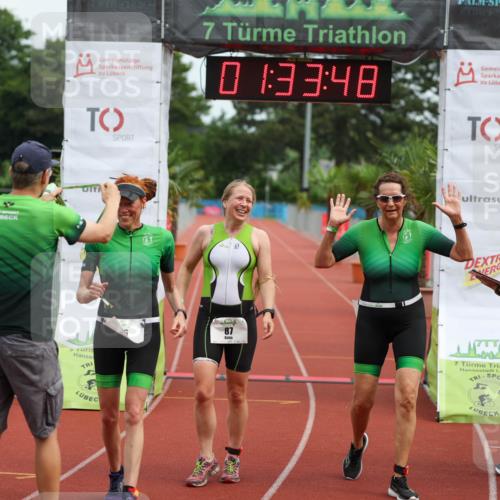 15.06.2025 - 7 Türme Triathlon Michael Strokosch http://msf.ph/oto/7929981 15.06.2025 10:33:49 Ziel 85, 86, 87 meine-sportfotos.de