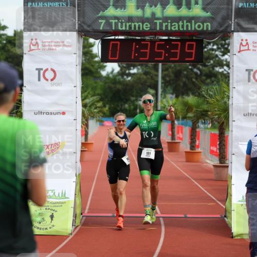 15.06.2025 - 7 Türme Triathlon Michael Strokosch http://msf.ph/oto/7930035 15.06.2025 10:35:39 Ziel 131, 153 meine-sportfotos.de