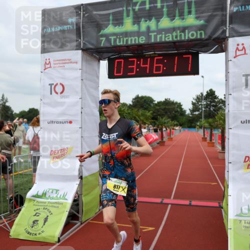 15.06.2025 - 7 Türme Triathlon Michael Strokosch http://msf.ph/oto/7968767 15.06.2025 13:46:17 Ziel 817 meine-sportfotos.de