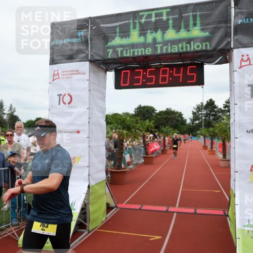 15.06.2025 - 7 Türme Triathlon Michael Strokosch http://msf.ph/oto/7971361 15.06.2025 13:58:44 Ziel 414, 763, 805 meine-sportfotos.de
