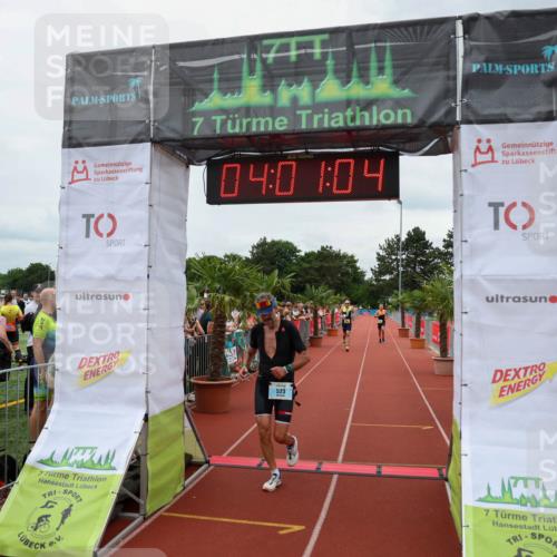 15.06.2025 - 7 Türme Triathlon Michael Strokosch http://msf.ph/oto/7972238 15.06.2025 14:01:04 Ziel 523, 992, 1166 meine-sportfotos.de
