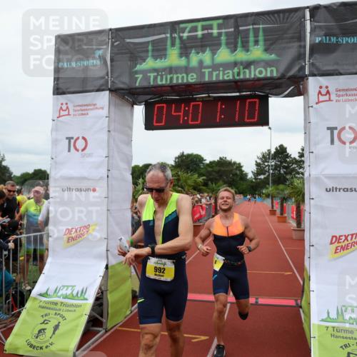 15.06.2025 - 7 Türme Triathlon Michael Strokosch http://msf.ph/oto/7972275 15.06.2025 14:01:10 Ziel 523, 774, 992 meine-sportfotos.de
