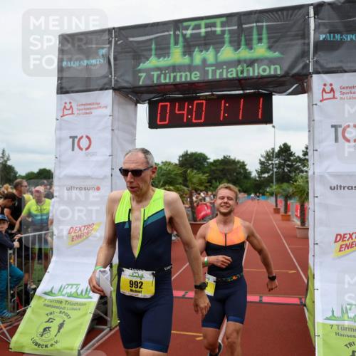 15.06.2025 - 7 Türme Triathlon Michael Strokosch http://msf.ph/oto/7972280 15.06.2025 14:01:10 Ziel 523, 774, 992 meine-sportfotos.de