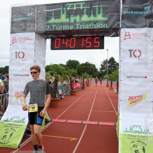 15.06.2025 - 7 Türme Triathlon Michael Strokosch http://msf.ph/oto/7972620 15.06.2025 14:01:55 Ziel 784, 1006, 1033, 1095 meine-sportfotos.de