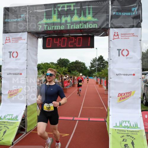 15.06.2025 - 7 Türme Triathlon Michael Strokosch http://msf.ph/oto/7972651 15.06.2025 14:02:01 Ziel 784, 880, 1149 meine-sportfotos.de