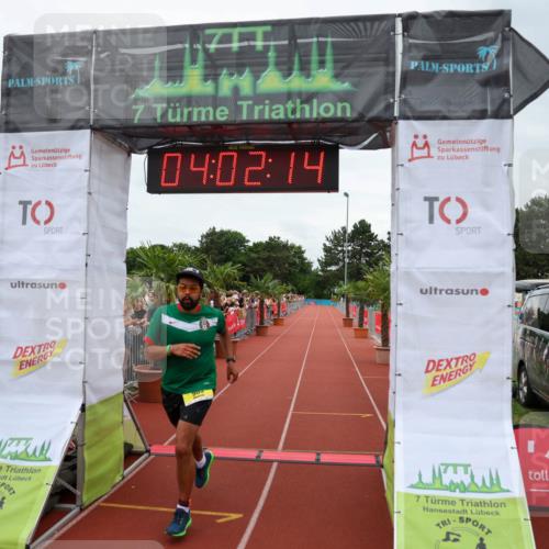 15.06.2025 - 7 Türme Triathlon Michael Strokosch http://msf.ph/oto/7972782 15.06.2025 14:02:14 Ziel 629, 963, 1123, 1142 meine-sportfotos.de
