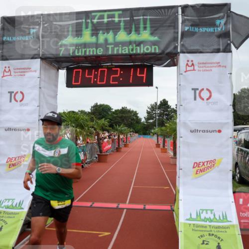 15.06.2025 - 7 Türme Triathlon Michael Strokosch http://msf.ph/oto/7972790 15.06.2025 14:02:14 Ziel 629, 963, 1123, 1142 meine-sportfotos.de