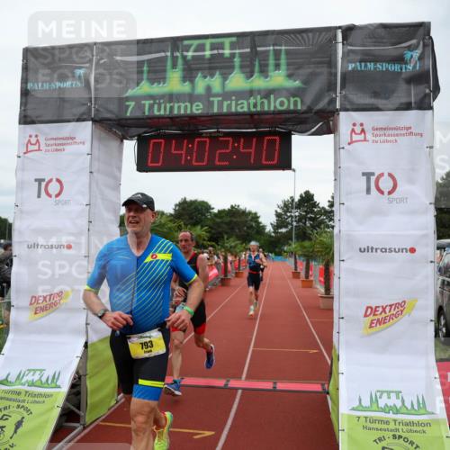 15.06.2025 - 7 Türme Triathlon Michael Strokosch http://msf.ph/oto/7972815 15.06.2025 14:02:40 Ziel 371, 504, 793 meine-sportfotos.de