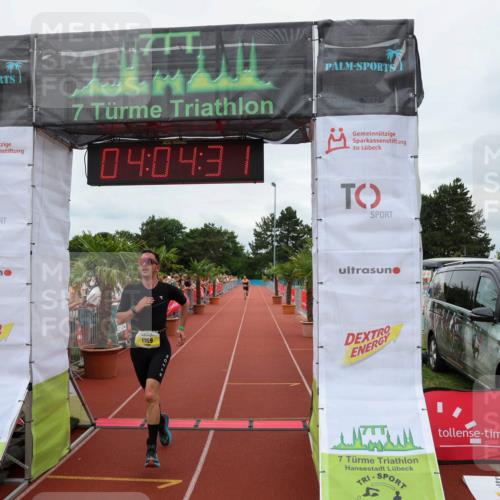 15.06.2025 - 7 Türme Triathlon Michael Strokosch http://msf.ph/oto/7973413 15.06.2025 14:04:31 Ziel 605, 988, 1169 meine-sportfotos.de