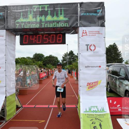 15.06.2025 - 7 Türme Triathlon Michael Strokosch http://msf.ph/oto/7973612 15.06.2025 14:05:08 Ziel 439, 465, 1024 meine-sportfotos.de