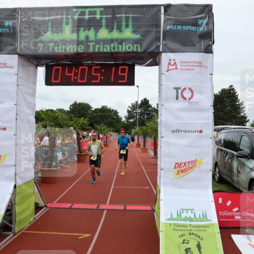 15.06.2025 - 7 Türme Triathlon Michael Strokosch http://msf.ph/oto/7973684 15.06.2025 14:05:18 Ziel 846, 974, 1097 meine-sportfotos.de