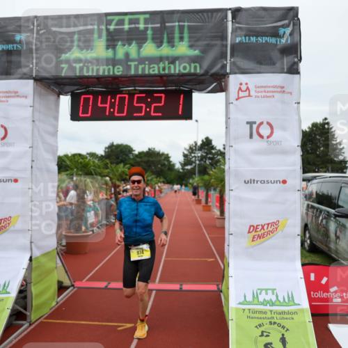 15.06.2025 - 7 Türme Triathlon Michael Strokosch http://msf.ph/oto/7973709 15.06.2025 14:05:20 Ziel 846, 974, 1097 meine-sportfotos.de