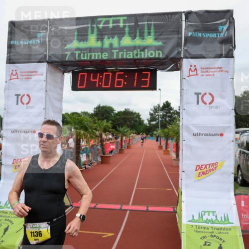 15.06.2025 - 7 Türme Triathlon Michael Strokosch http://msf.ph/oto/7974059 15.06.2025 14:06:13 Ziel 743, 1044, 1136 meine-sportfotos.de