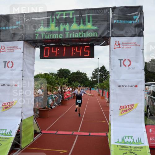15.06.2025 - 7 Türme Triathlon Michael Strokosch http://msf.ph/oto/7980044 15.06.2025 14:11:44 Ziel 443, 543, 732, 865 meine-sportfotos.de