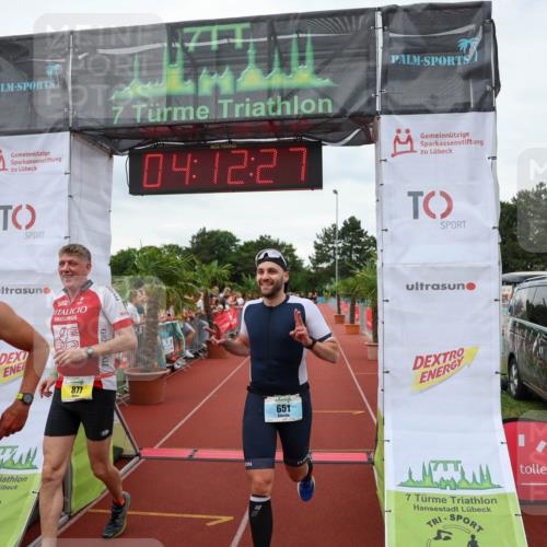 15.06.2025 - 7 Türme Triathlon Michael Strokosch http://msf.ph/oto/7980568 15.06.2025 14:12:27 Ziel 530, 651, 877 meine-sportfotos.de