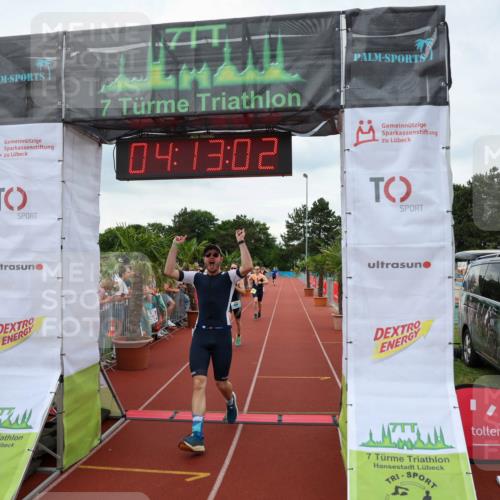 15.06.2025 - 7 Türme Triathlon Michael Strokosch http://msf.ph/oto/7980896 15.06.2025 14:13:02 Ziel 412, 628, 892 meine-sportfotos.de