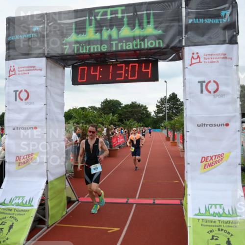 15.06.2025 - 7 Türme Triathlon Michael Strokosch http://msf.ph/oto/7980976 15.06.2025 14:13:03 Ziel 412, 628, 892 meine-sportfotos.de