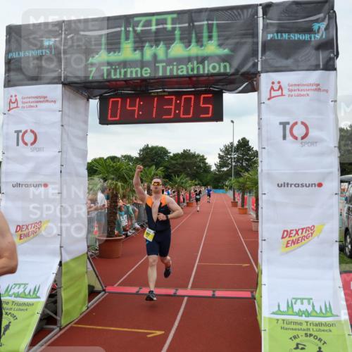 15.06.2025 - 7 Türme Triathlon Michael Strokosch http://msf.ph/oto/7981012 15.06.2025 14:13:05 Ziel 412, 628, 892 meine-sportfotos.de