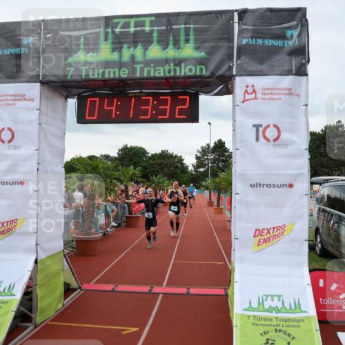 15.06.2025 - 7 Türme Triathlon Michael Strokosch http://msf.ph/oto/7981378 15.06.2025 14:13:31 Ziel 422, 597, 638 meine-sportfotos.de