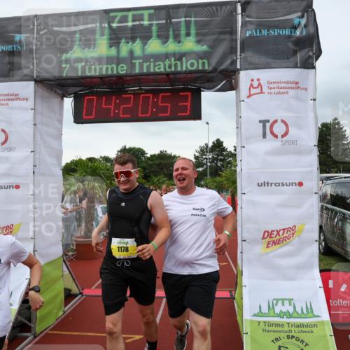 15.06.2025 - 7 Türme Triathlon Michael Strokosch http://msf.ph/oto/7987800 15.06.2025 14:20:53 Ziel 602, 954, 1178 meine-sportfotos.de