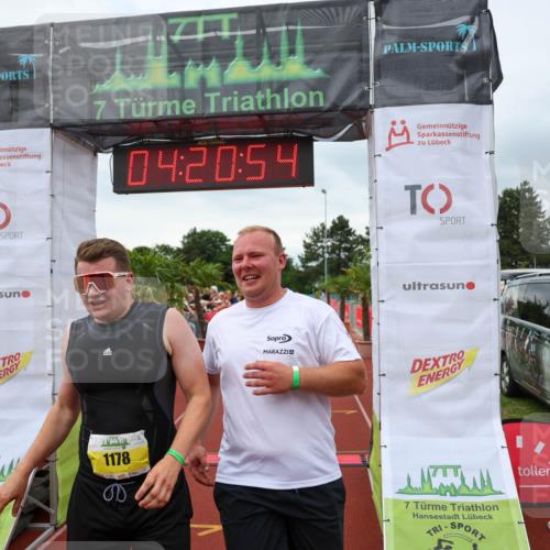 15.06.2025 - 7 Türme Triathlon Michael Strokosch http://msf.ph/oto/7987806 15.06.2025 14:20:53 Ziel 602, 954, 1178 meine-sportfotos.de