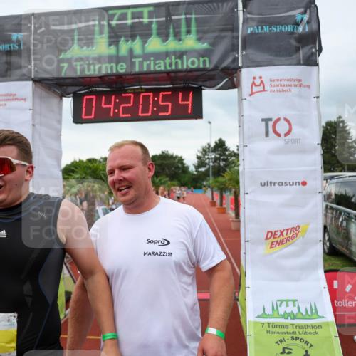 15.06.2025 - 7 Türme Triathlon Michael Strokosch http://msf.ph/oto/7987813 15.06.2025 14:20:54 Ziel 602, 954, 1178 meine-sportfotos.de