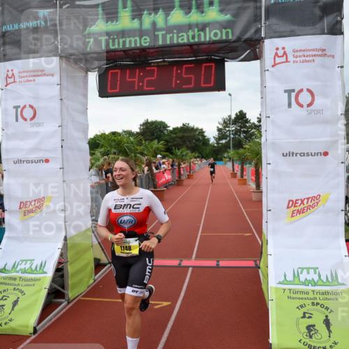 15.06.2025 - 7 Türme Triathlon Michael Strokosch http://msf.ph/oto/7988340 15.06.2025 14:21:50 Ziel 470, 1148 meine-sportfotos.de