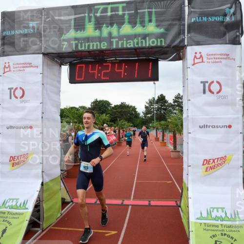 15.06.2025 - 7 Türme Triathlon Michael Strokosch http://msf.ph/oto/7990264 15.06.2025 14:24:11 Ziel 623, 642, 664, 822 meine-sportfotos.de