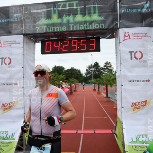 15.06.2025 - 7 Türme Triathlon Michael Strokosch http://msf.ph/oto/7994769 15.06.2025 14:29:52 Ziel 538 meine-sportfotos.de