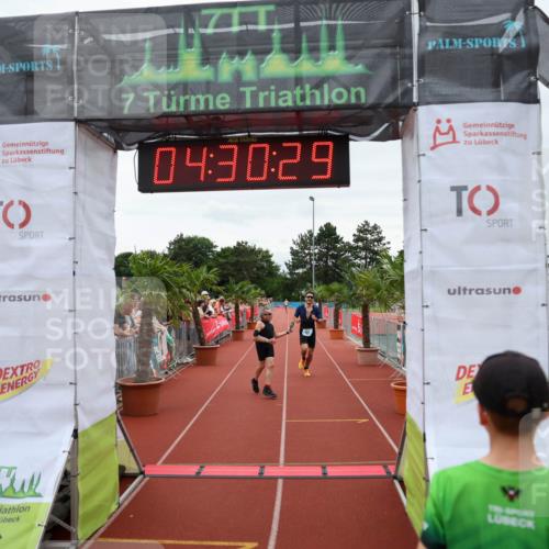 15.06.2025 - 7 Türme Triathlon Michael Strokosch http://msf.ph/oto/7995510 15.06.2025 14:30:28 Ziel 464, 753, 785, 843 meine-sportfotos.de