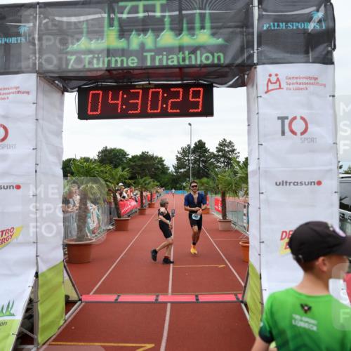15.06.2025 - 7 Türme Triathlon Michael Strokosch http://msf.ph/oto/7995541 15.06.2025 14:30:29 Ziel 464, 753, 785, 843 meine-sportfotos.de