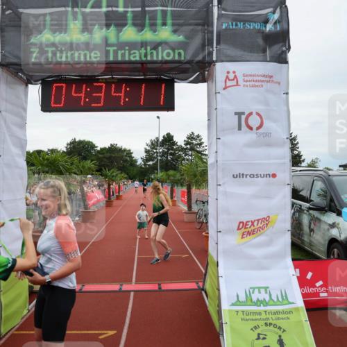 15.06.2025 - 7 Türme Triathlon Michael Strokosch http://msf.ph/oto/7999543 15.06.2025 14:34:10 Ziel  meine-sportfotos.de