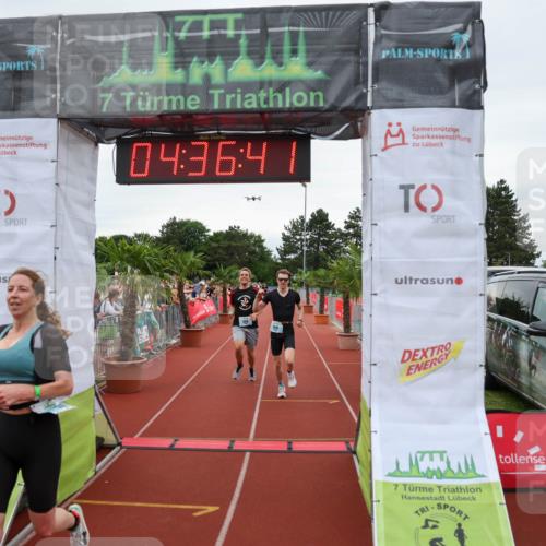 15.06.2025 - 7 Türme Triathlon Michael Strokosch http://msf.ph/oto/8001091 15.06.2025 14:36:41 Ziel 382, 555, 619 meine-sportfotos.de