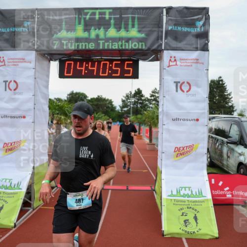 15.06.2025 - 7 Türme Triathlon Michael Strokosch http://msf.ph/oto/8003169 15.06.2025 14:40:54 Ziel 415, 487, 641 meine-sportfotos.de