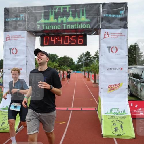 15.06.2025 - 7 Türme Triathlon Michael Strokosch http://msf.ph/oto/8003252 15.06.2025 14:40:56 Ziel 415, 487, 596, 641 meine-sportfotos.de