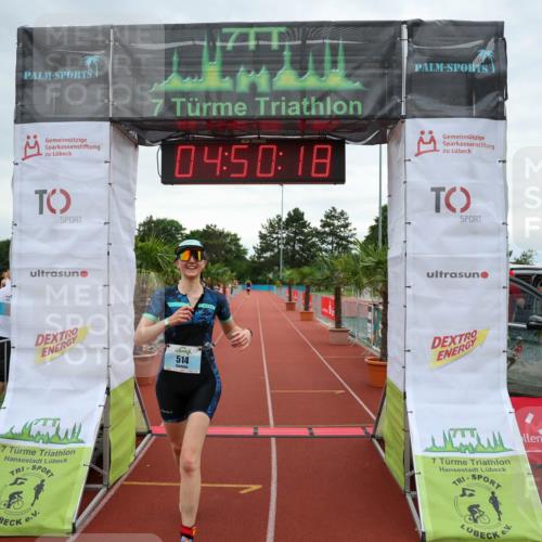 15.06.2025 - 7 Türme Triathlon Michael Strokosch http://msf.ph/oto/8007862 15.06.2025 14:50:18 Ziel 514 meine-sportfotos.de