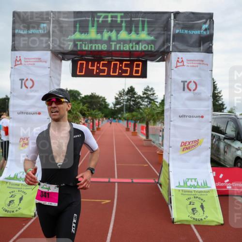 15.06.2025 - 7 Türme Triathlon Michael Strokosch http://msf.ph/oto/8008117 15.06.2025 14:50:58 Ziel 341 meine-sportfotos.de