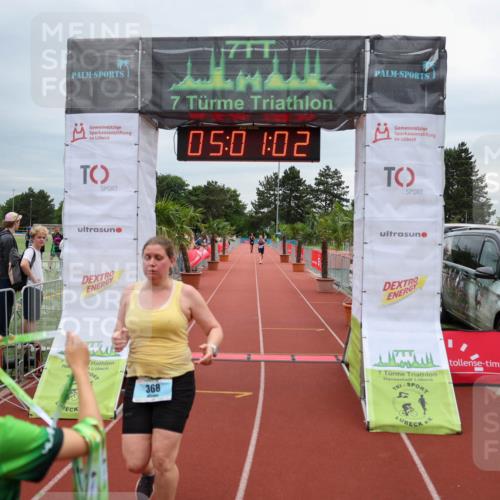 15.06.2025 - 7 Türme Triathlon Michael Strokosch http://msf.ph/oto/8011536 15.06.2025 15:01:02 Ziel 368 meine-sportfotos.de