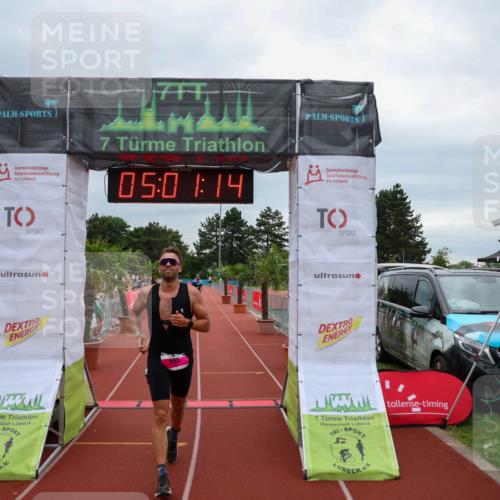 15.06.2025 - 7 Türme Triathlon Michael Strokosch http://msf.ph/oto/8011622 15.06.2025 15:01:14 Ziel 295, 584 meine-sportfotos.de