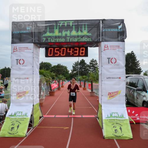 15.06.2025 - 7 Türme Triathlon Michael Strokosch http://msf.ph/oto/8012482 15.06.2025 15:04:38 Ziel 535 meine-sportfotos.de