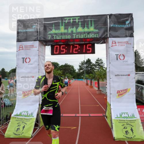 15.06.2025 - 7 Türme Triathlon Michael Strokosch http://msf.ph/oto/8014531 15.06.2025 15:12:15 Ziel 267, 356, 444, 549 meine-sportfotos.de
