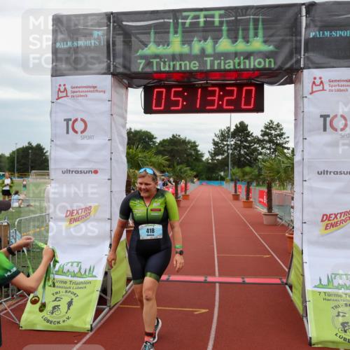 15.06.2025 - 7 Türme Triathlon Michael Strokosch http://msf.ph/oto/8014680 15.06.2025 15:13:20 Ziel 418 meine-sportfotos.de