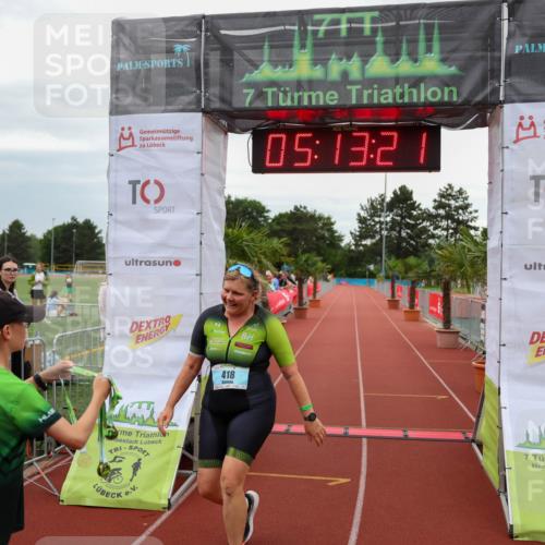 15.06.2025 - 7 Türme Triathlon Michael Strokosch http://msf.ph/oto/8014685 15.06.2025 15:13:20 Ziel 418 meine-sportfotos.de