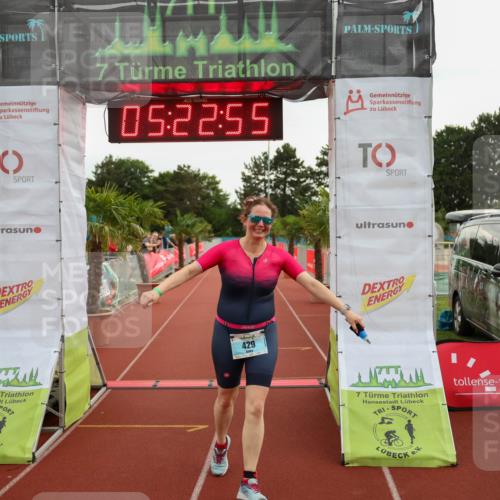15.06.2025 - 7 Türme Triathlon Michael Strokosch http://msf.ph/oto/8016106 15.06.2025 15:22:54 Ziel 429 meine-sportfotos.de