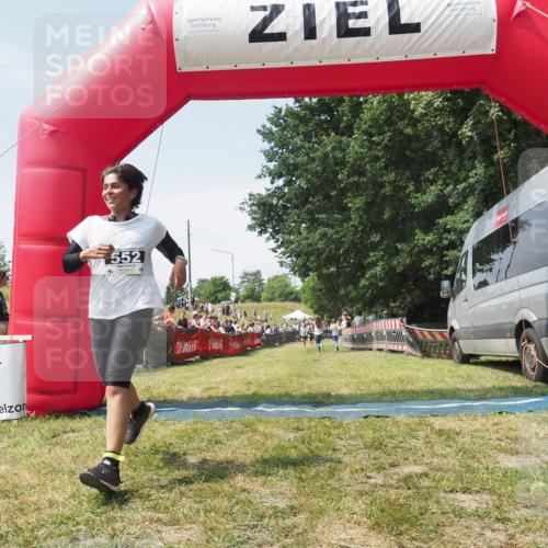 21.06.2025 - 27. Vierlanden-Triathlon KatJ http://msf.ph/oto/8051975 15.06.2025 11:45:09 Ziel 246, 444 meine-sportfotos.de