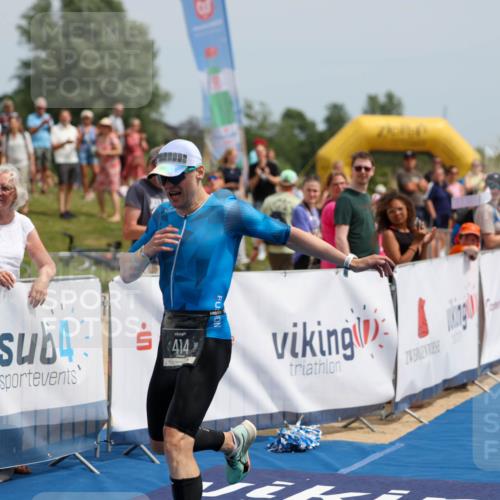 22.06.2025 - Viking Triathlon Michael Strokosch http://msf.ph/oto/8067619 22.06.2025 14:04:22 Ziel 1, 414 meine-sportfotos.de