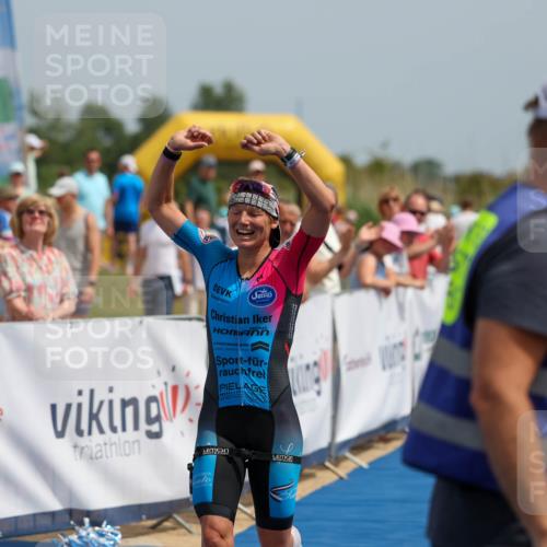 22.06.2025 - Viking Triathlon Michael Strokosch http://msf.ph/oto/8068167 22.06.2025 14:20:36 Ziel 9 meine-sportfotos.de