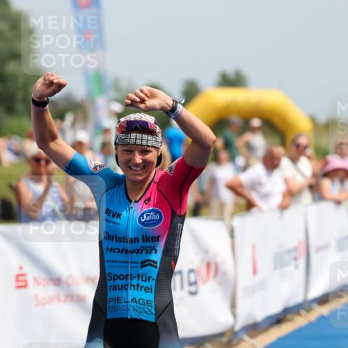 22.06.2025 - Viking Triathlon Michael Strokosch http://msf.ph/oto/8068187 22.06.2025 14:20:37 Ziel 9 meine-sportfotos.de
