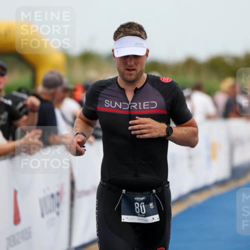 22.06.2025 - Viking Triathlon Michael Strokosch http://msf.ph/oto/8068222 22.06.2025 15:07:28 Ziel 80 meine-sportfotos.de