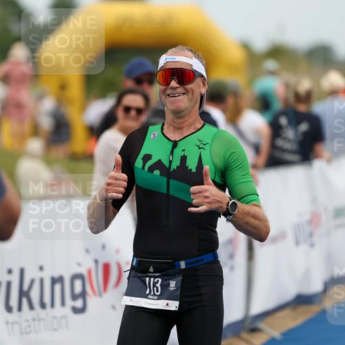 22.06.2025 - Viking Triathlon Michael Strokosch http://msf.ph/oto/8068298 22.06.2025 15:07:39 Ziel 28, 113 meine-sportfotos.de
